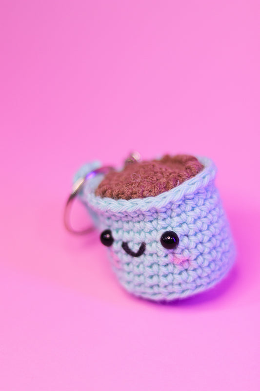 Llavero Taza - Amigurumi